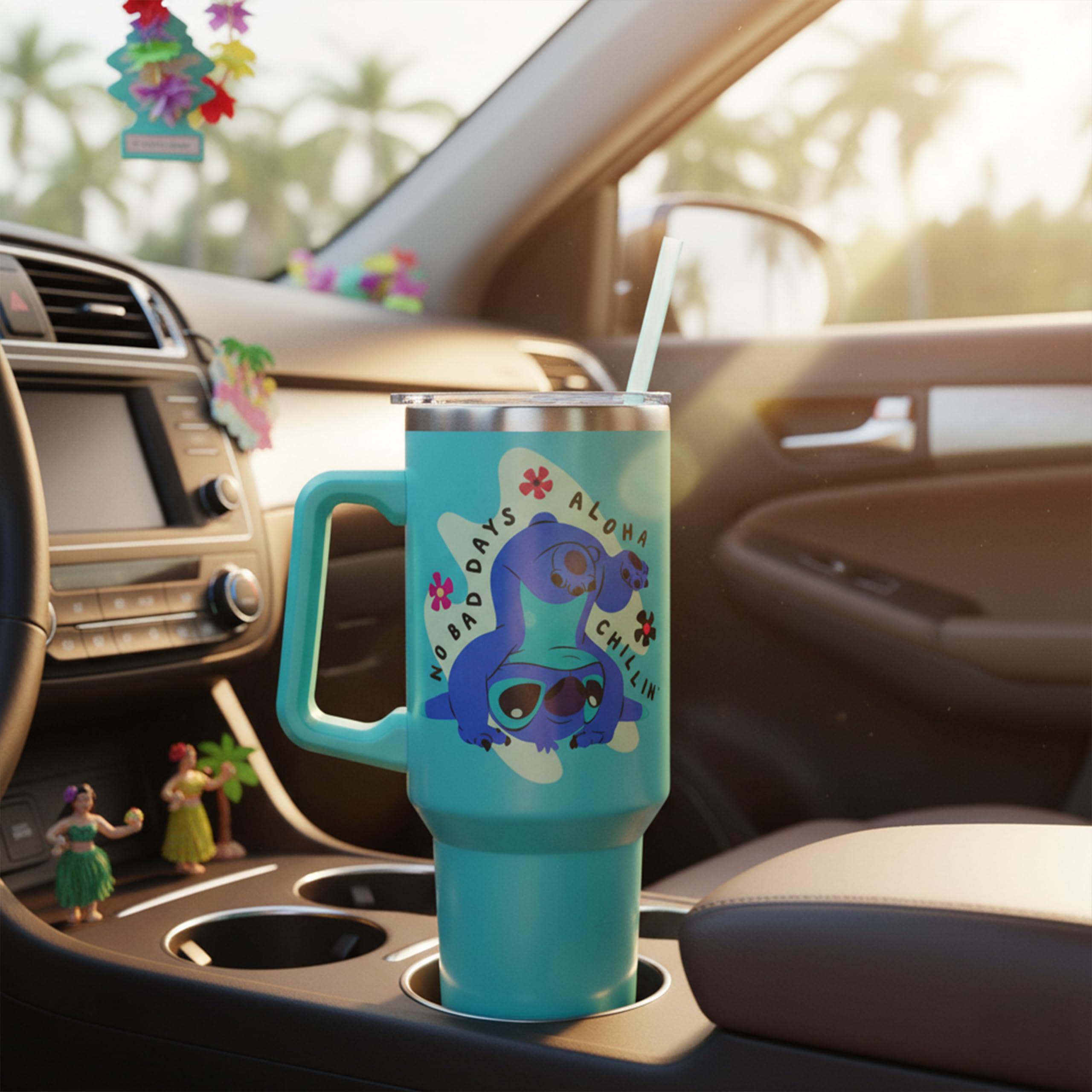 Silver Buffalo versatile 40oz tumbler supports hydration on adventures.