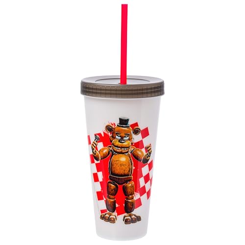Silver Buffalo FNAF tumbler Chica color-changing design