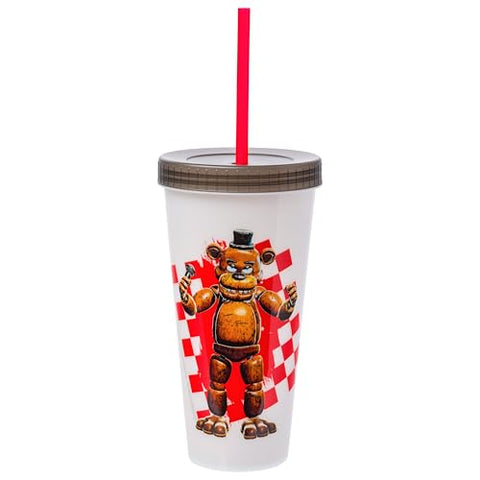 Silver Buffalo FNAF tumbler Chica color-changing design