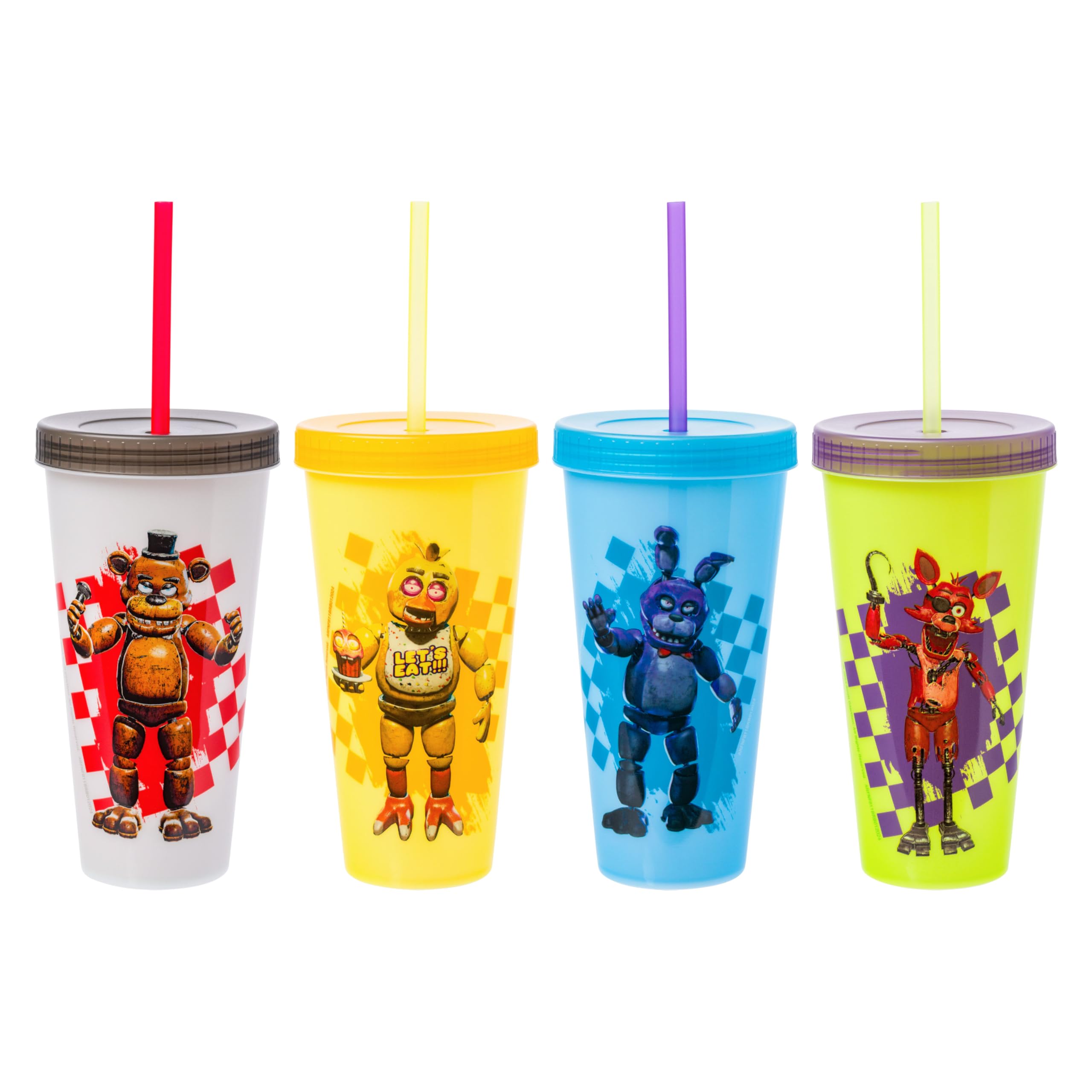 Silver Buffalo FNAF tumbler Freddy Fazbear color-changing on the go