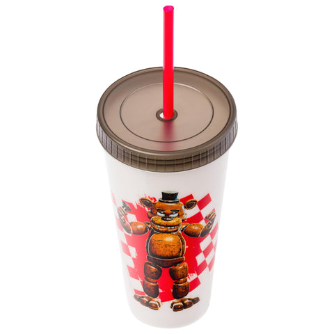 Silver Buffalo FNAF color-change tumbler liquid activates hues