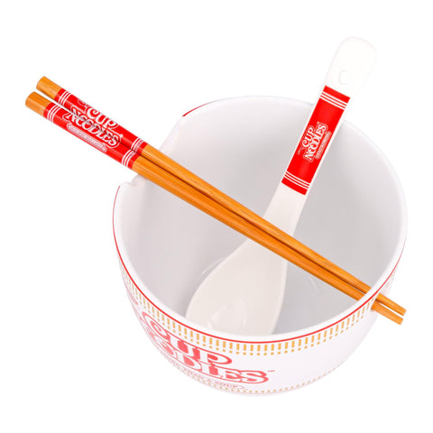 Silver Buffalo front slogan on bowl, inspiring comforting noodles night rituals