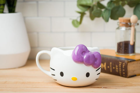 Gift-ready Hello Kitty mug by Silver Buffalo for Sanrio fans.