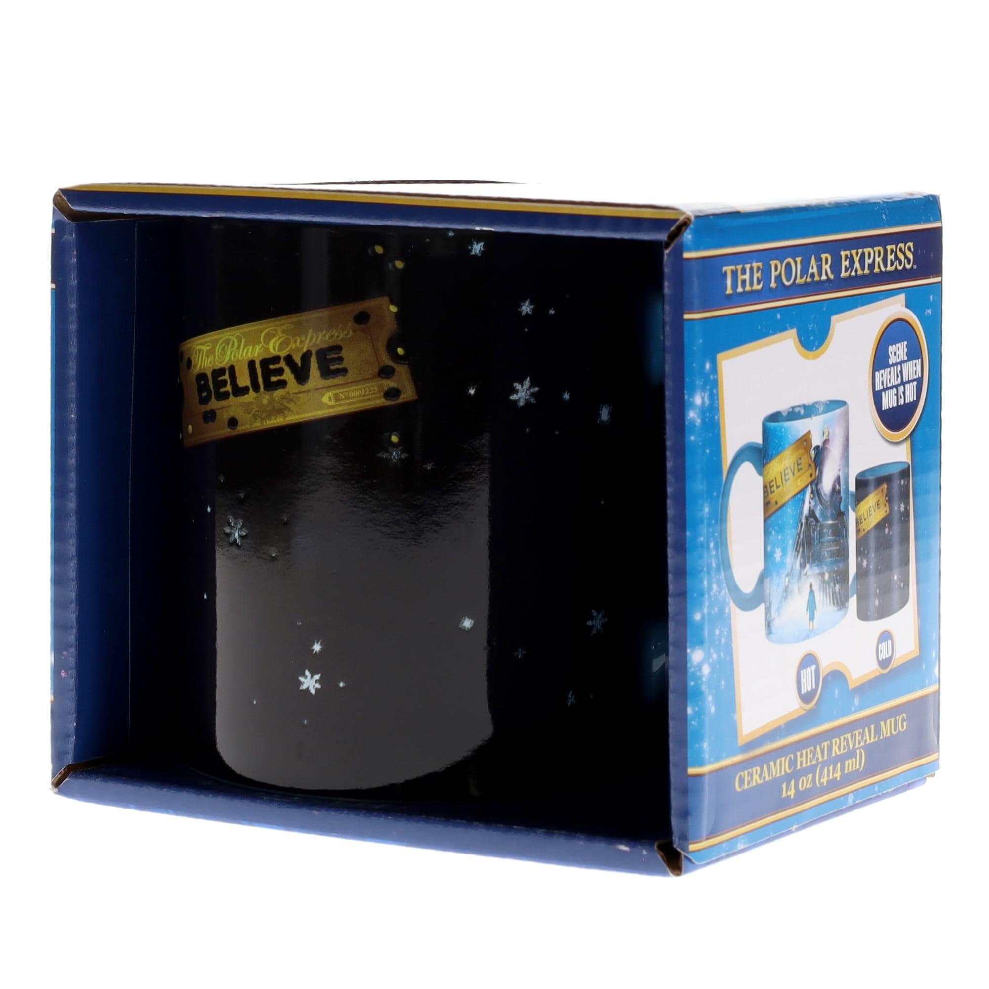Gift-ready Polar Express mug from Silver Buffalo for fans and friends.