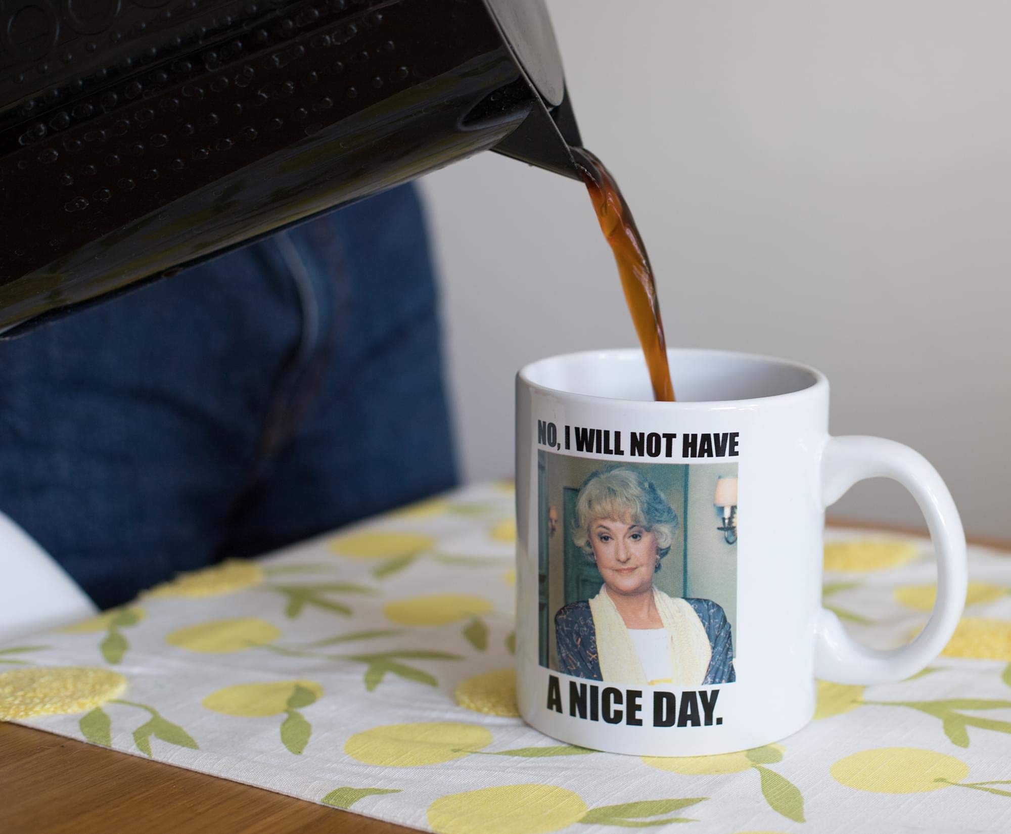 Silver Buffalo Golden Girls mug 20-ounce capacity ideal for generous beverages