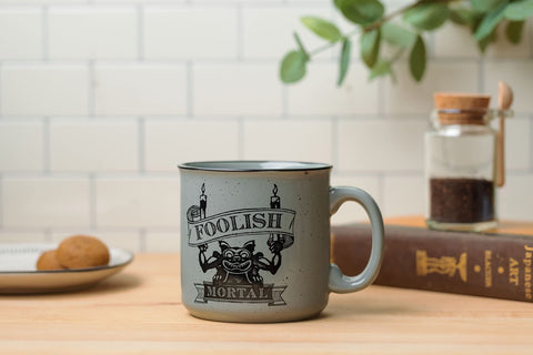 Silver Buffalo Haunted Mansion mug is dishwasher-safe for easy cleanup.