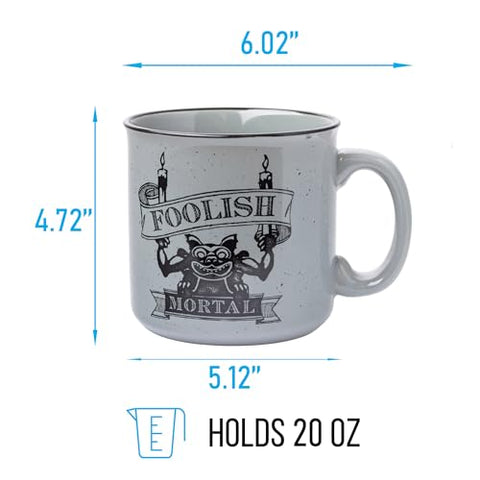 Silver Buffalo Haunted Mansion mug side displays branding ideal for collectors.