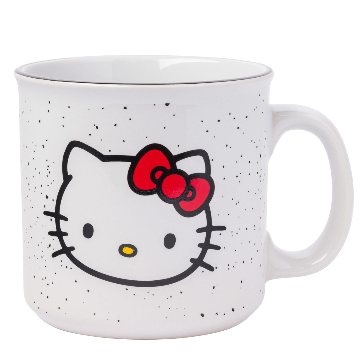 Silver Buffalo Hello Kitty ceramic camper mug 20oz for hot or cold beverages