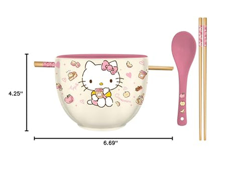 Ceramic ramen bowl by Silver Buffalo for everyday use