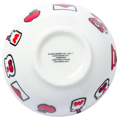 Silver Buffalo Hello Kitty chopsticks require hand washing for delicate care.
