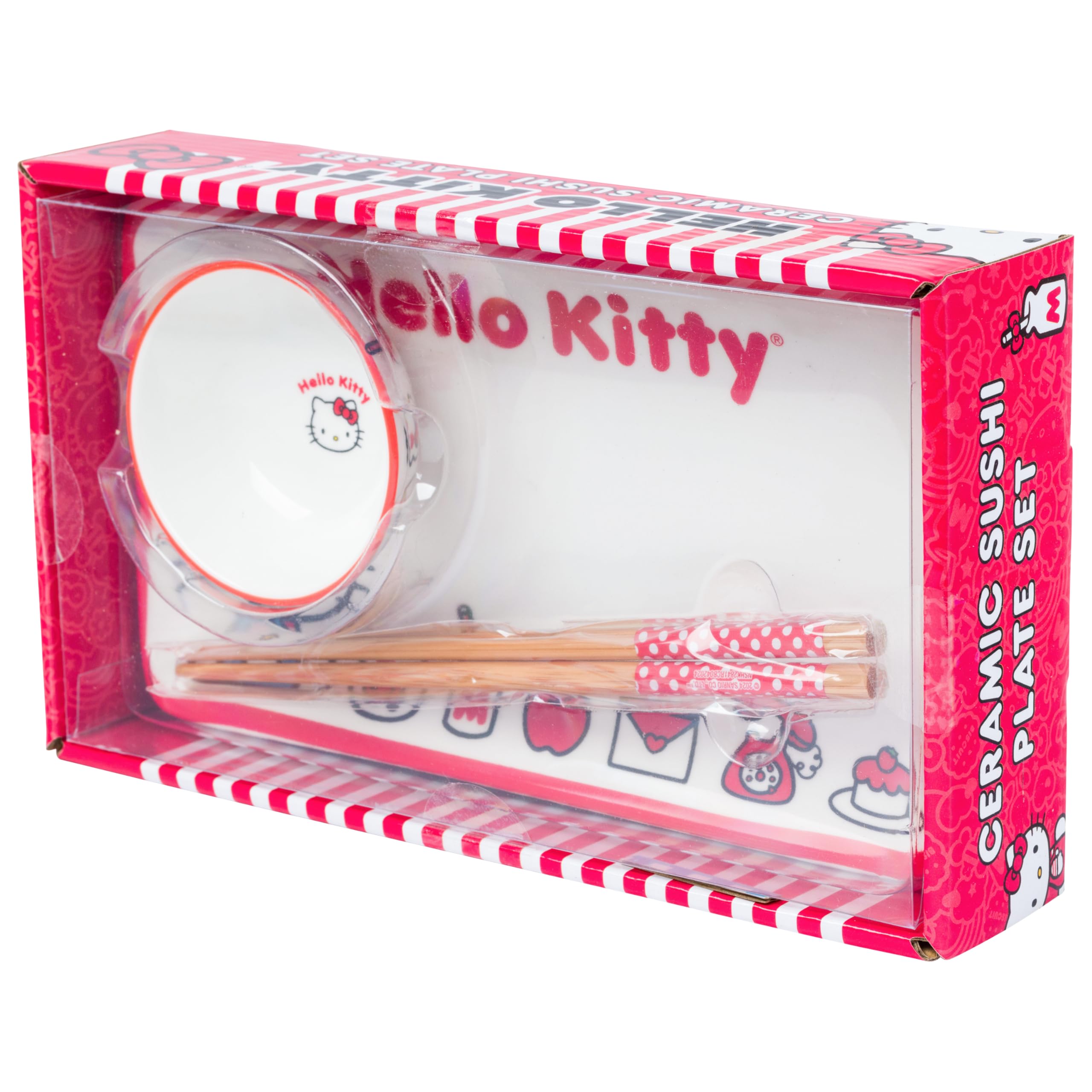 Silver Buffalo Hello Kitty official Sanrio merchandise.