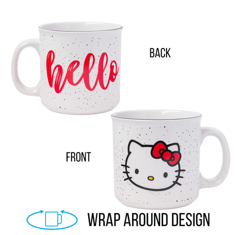 Silver Buffalo Hello Kitty mug is microwave safe and BPA free for everyday use