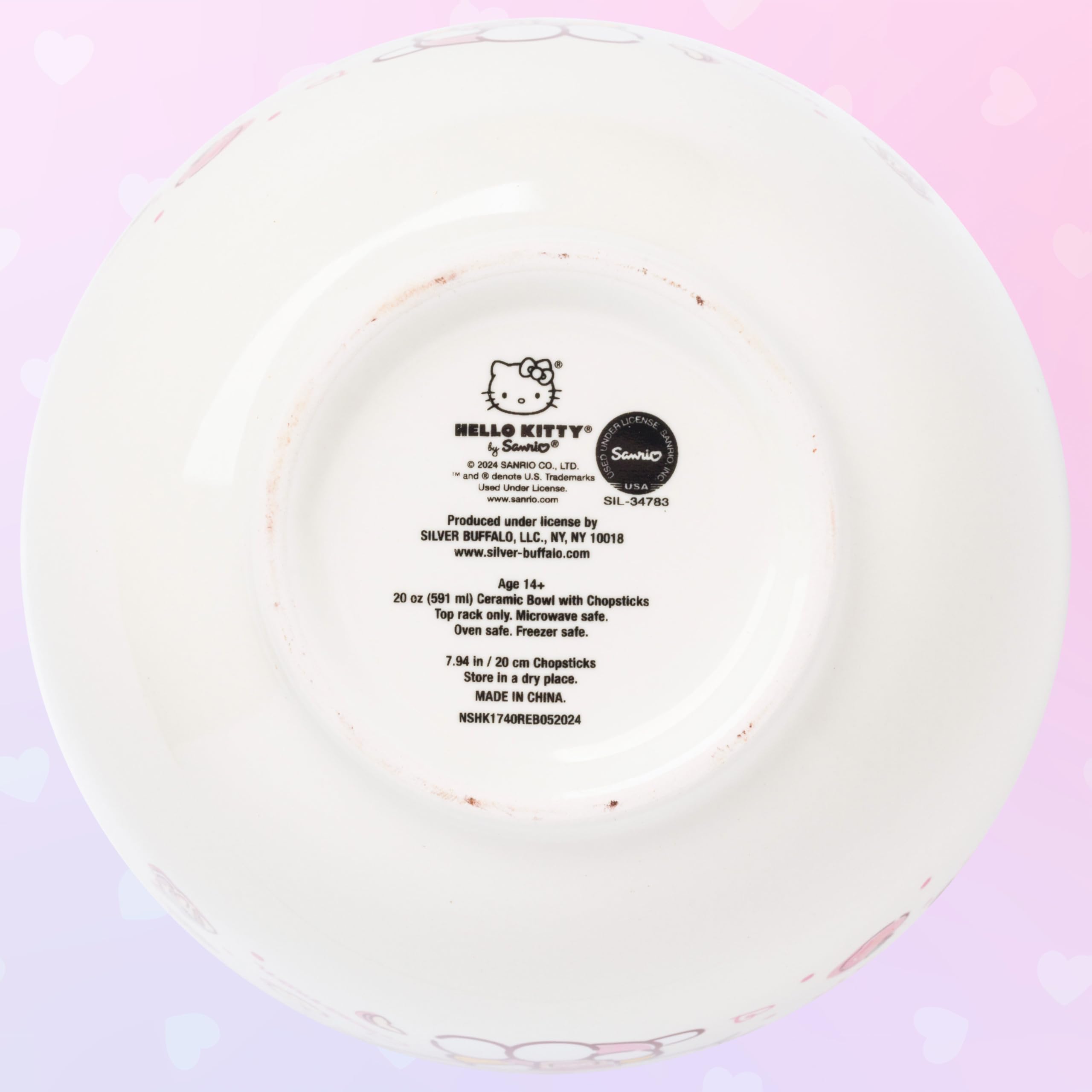 Hello Kitty ramen bowl from Silver Buffalo for cozy meals