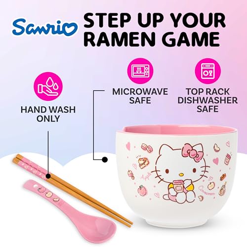 Silver Buffalo Hello Kitty spoon enhances noodle meals