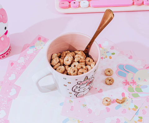 Silver Buffalo Hello Kitty Unicorn mug is dishwasher and microwave safe for everyday use.