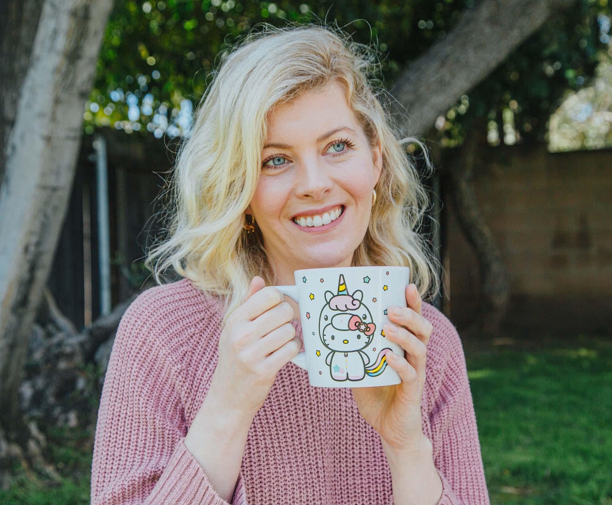 Silver Buffalo Hello Kitty Unicorn mug makes a thoughtful gift for fans.