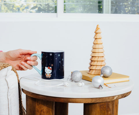 Holiday gift idea for Hello Kitty fans featuring a heat reveal mug