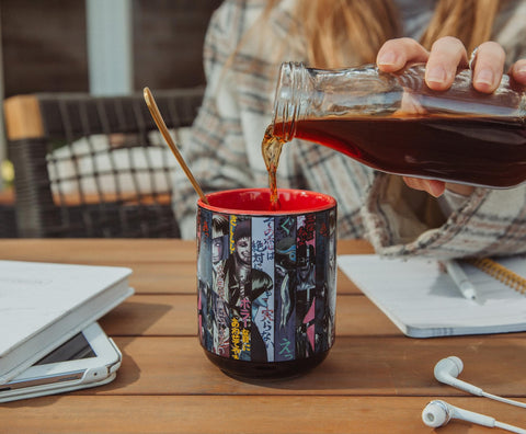 Silver Buffalo Junji Ito teacup showcases manga panel art for fans and collectors.