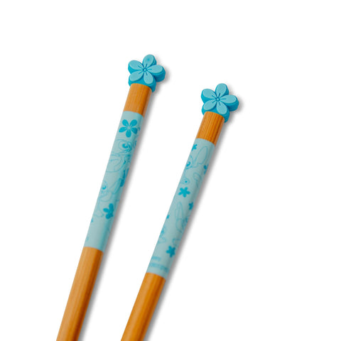 Silver Buffalo Lilo & Stitch chopsticks design featuring tropical motifs.