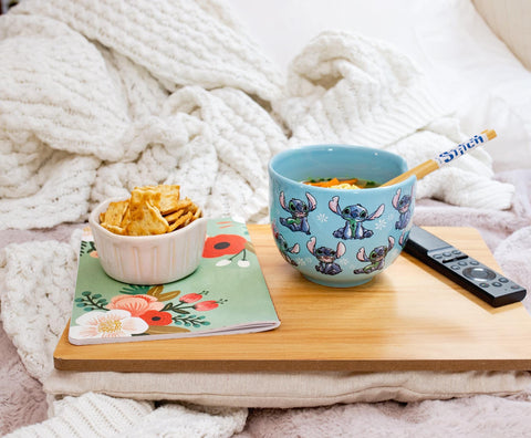 Silver Buffalo Lilo & Stitch ramen bowl microwave safe icon and features