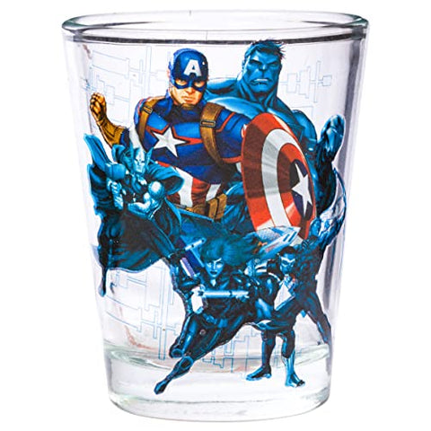 Silver Buffalo Marvel Avengers Hulk mini glass adds dynamic flair to gatherings