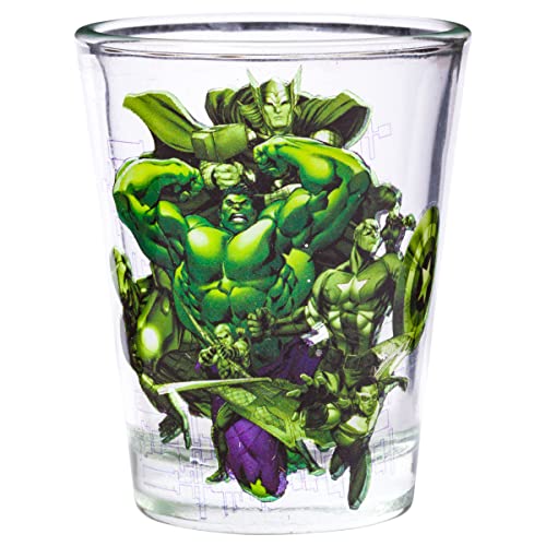 Silver Buffalo Marvel Avengers Iron Man mini glass for fun, themed servings