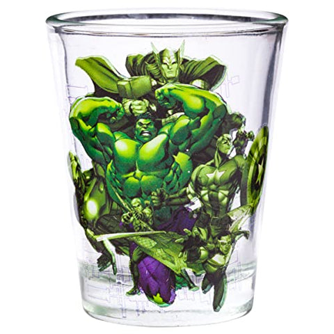 Silver Buffalo Marvel Avengers Iron Man mini glass for fun, themed servings