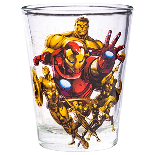 Silver Buffalo Marvel Avengers Thor mini glass perfect for hero-themed toasts