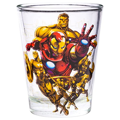 Silver Buffalo Marvel Avengers Thor mini glass perfect for hero-themed toasts