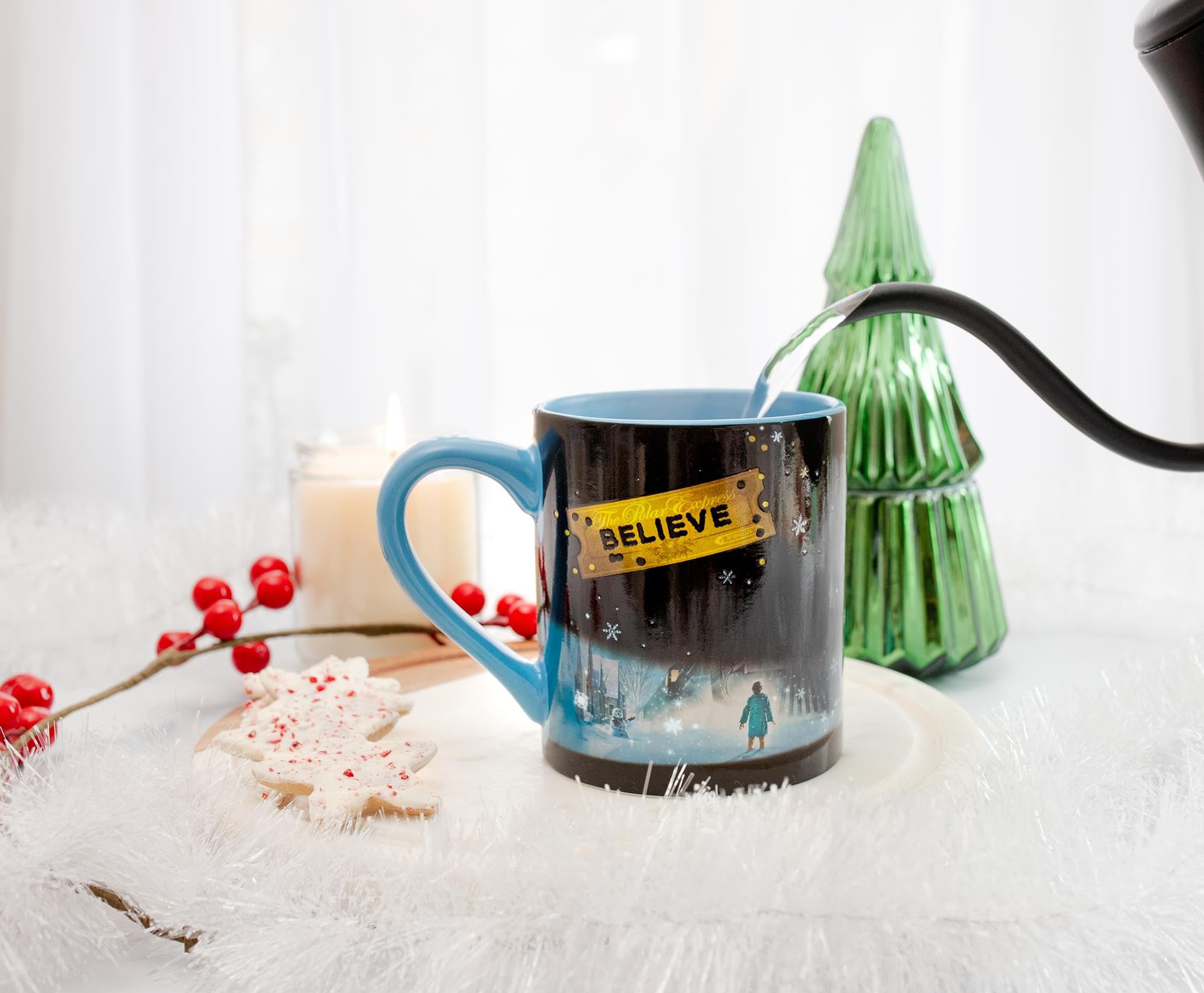 Silver Buffalo mug doubles as festive desk decor and gift idea.