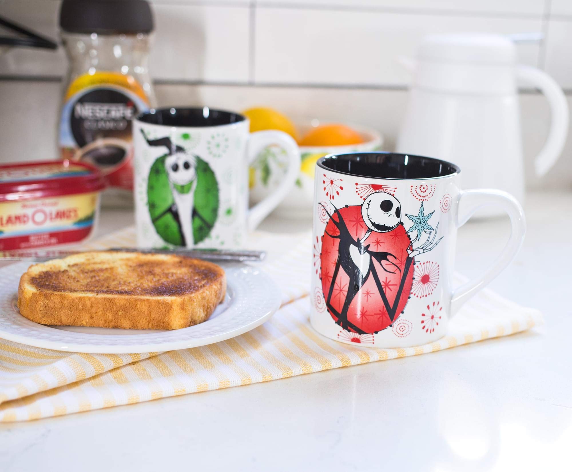 Silver Buffalo Nightmare Before Christmas mug, microwave and dishwasher safe for everyday use