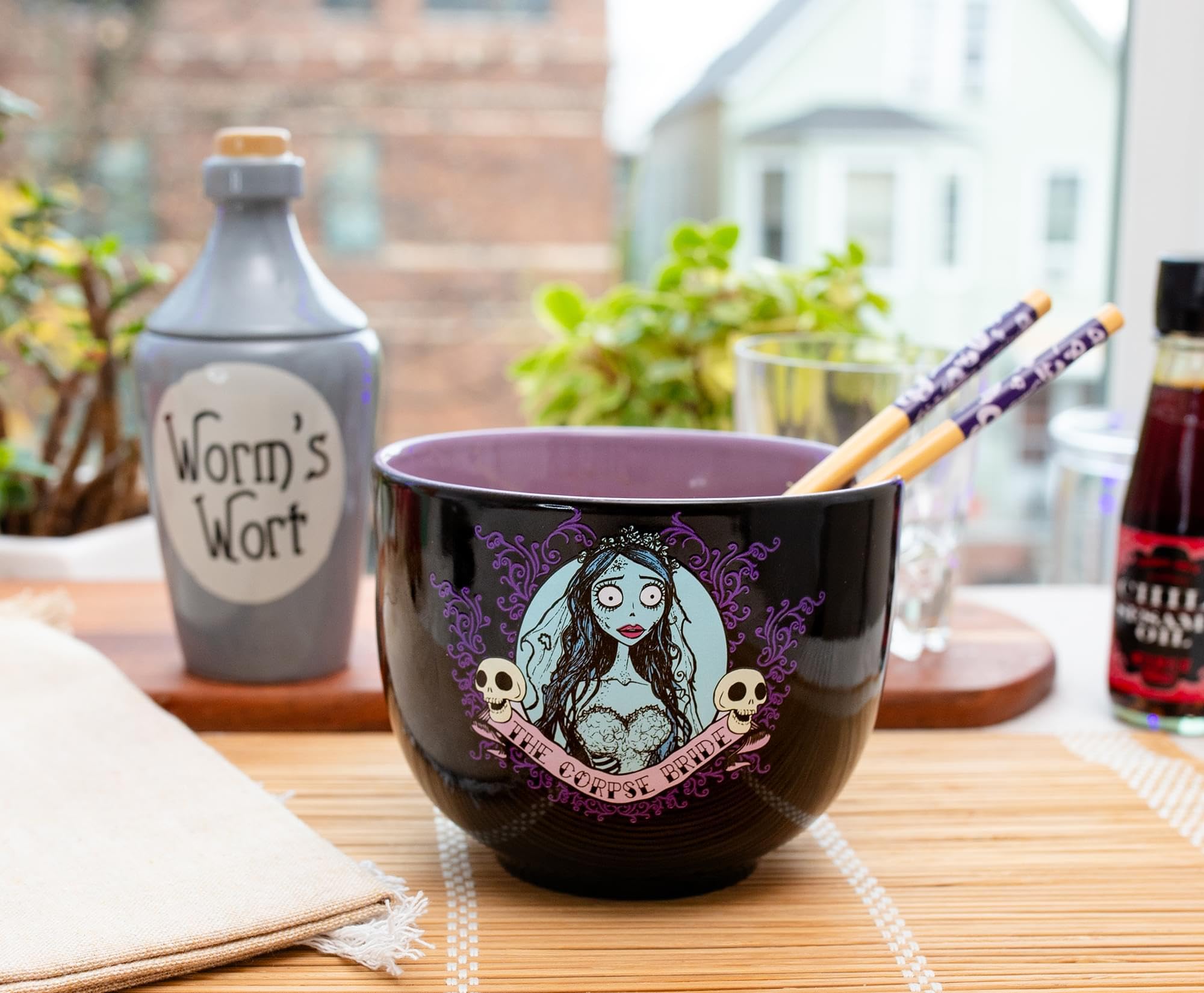 Silver Buffalo official Corpse Bride collectible adds unique display value.