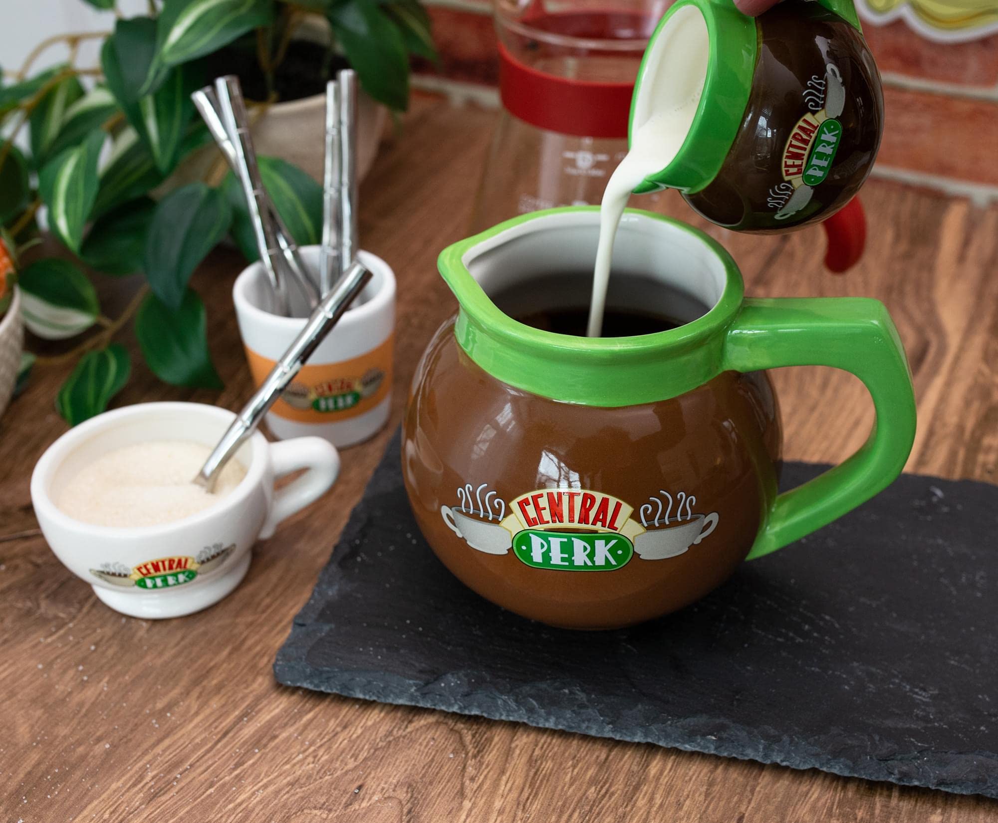 Silver Buffalo official merch for Friends fans, adds nostalgia to mornings.