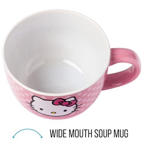 Silver Buffalo oversized 24-ounce mug, perfect for study sessions.