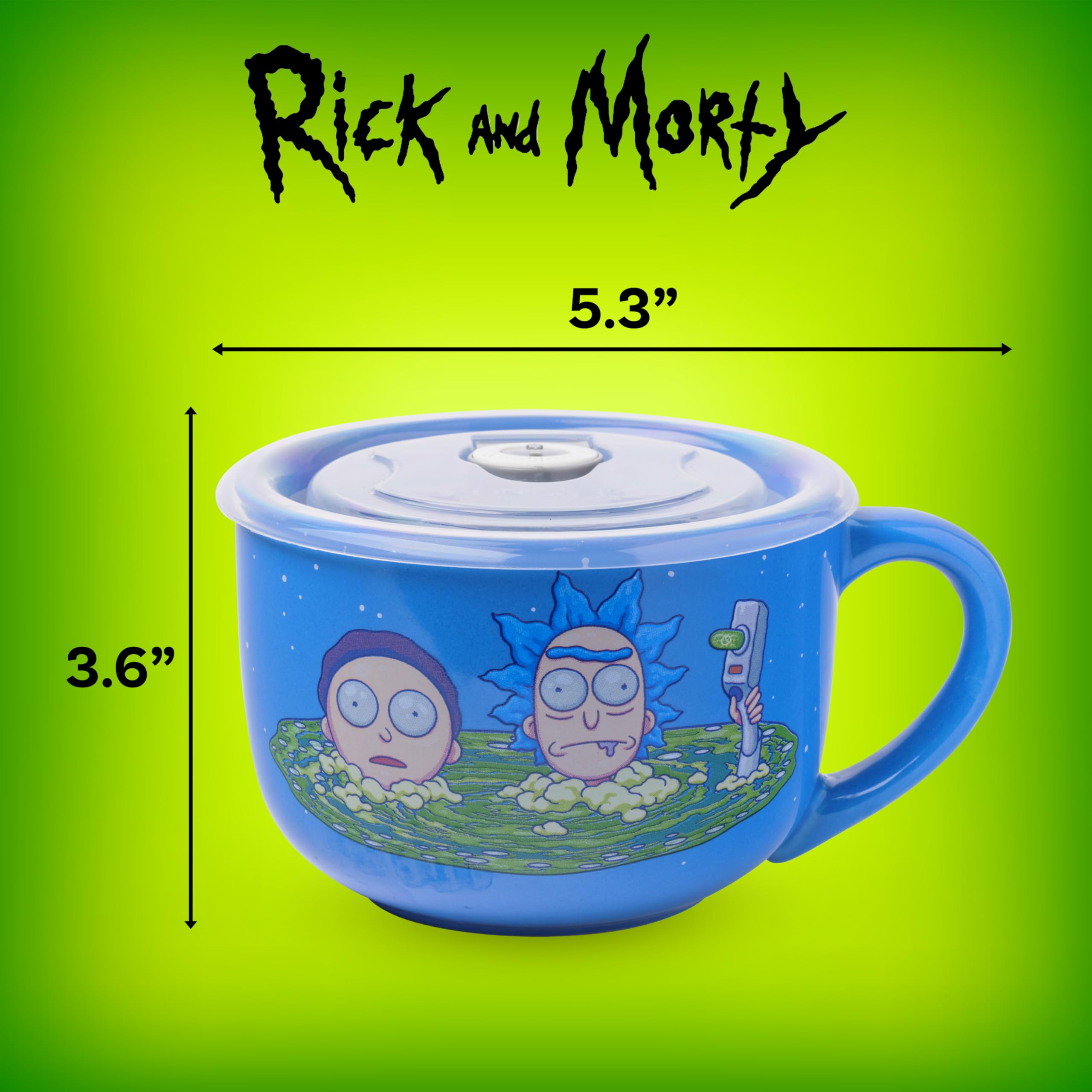 Officially licensed Silver Buffalo Rick and Morty mug microwave-safe for quick reheats