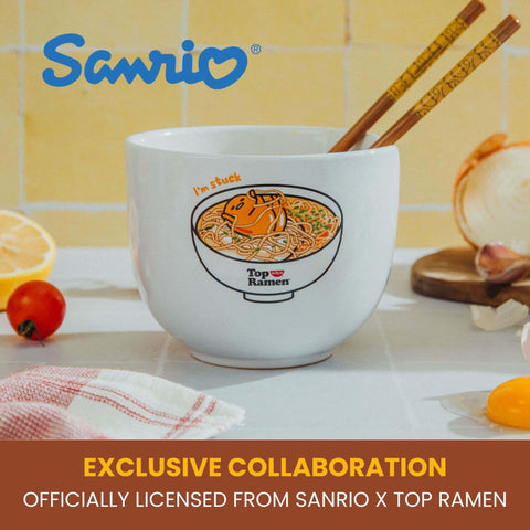 Silver Buffalo Sanrio x Nissin set invites cozy, casual meals at home.