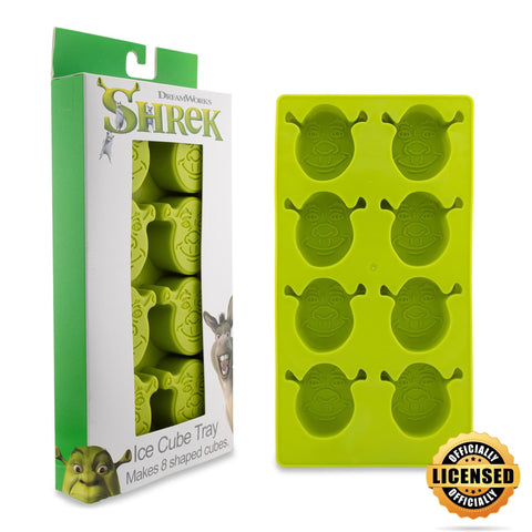 Officially licensed Shrek ice tray adds collectible kitchen flair.