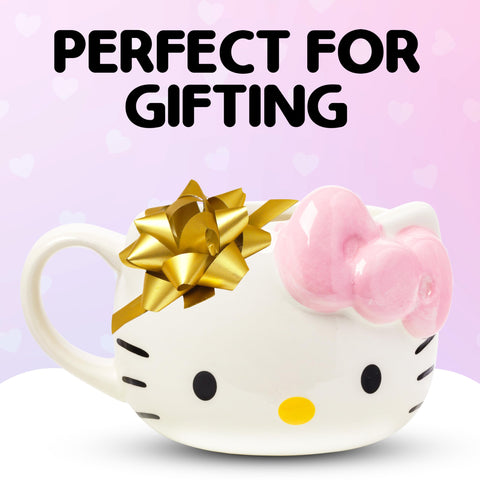 Silver Buffalo Hello Kitty party mug for celebrations.