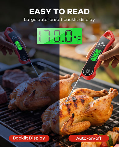 SILVLF foldable probe makes this thermometer portable and compact.