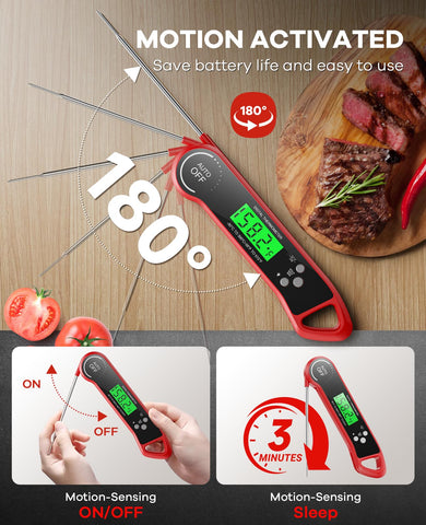 SILVLF thermometer ideal for outdoor BBQs and camping.