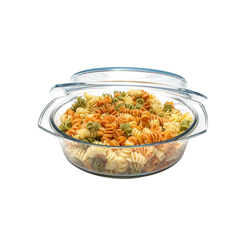 SIMAX casserole dish with lid 2qt for elegant oven-to-table serving