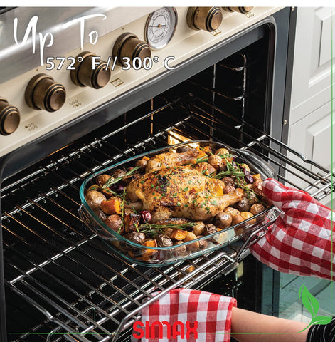 SIMAX European-made bakeware delivers durable, odor-free cooking results.