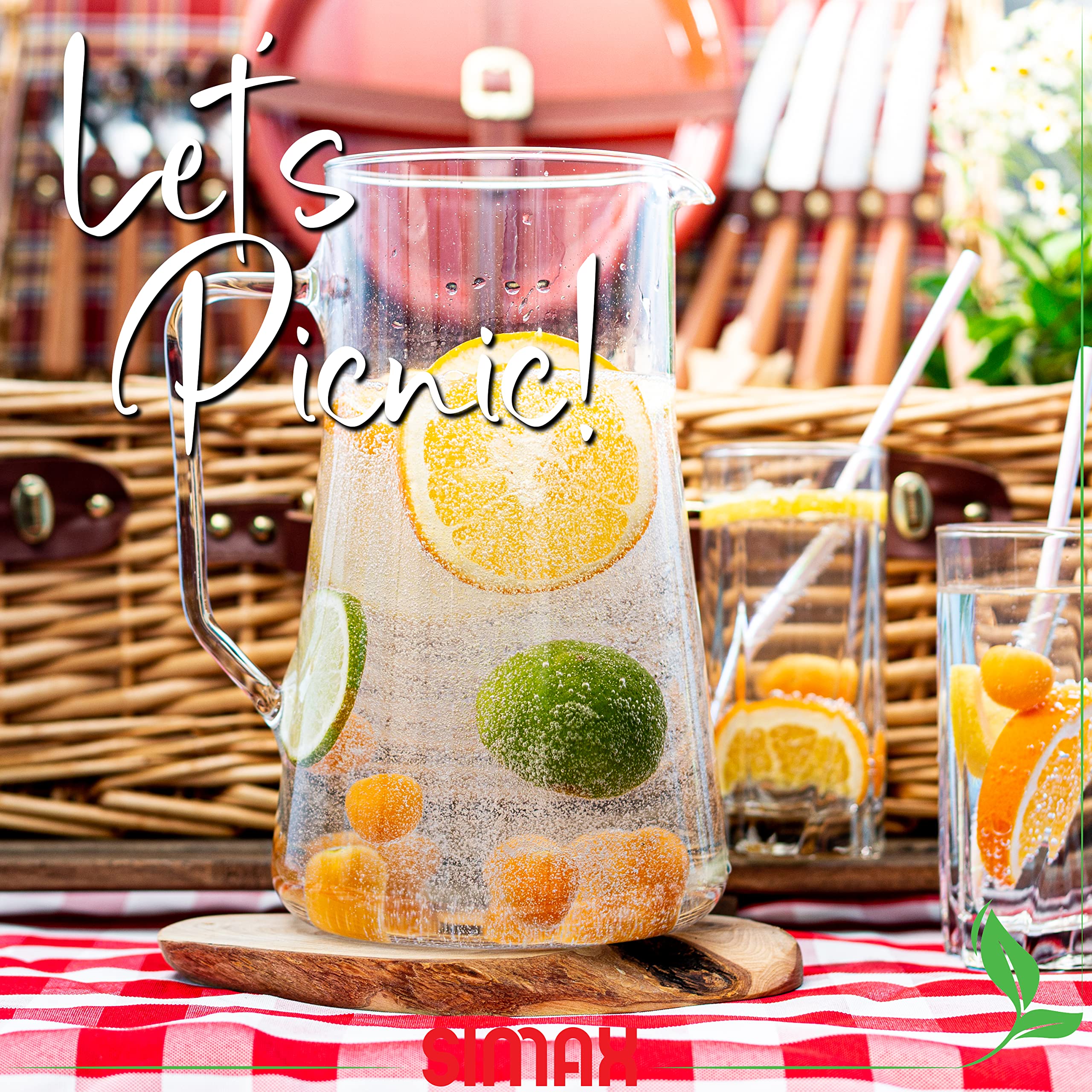 80-ounce capacity suits serving at gatherings and brunches