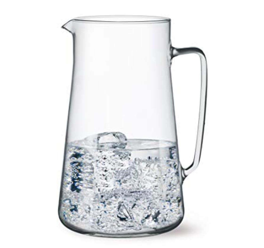 Fridge-ready SIMAX glass pitcher for cooling beverages