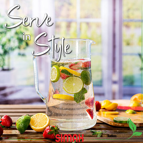Perfect for iced tea or infused beverages using SIMAX pitcher