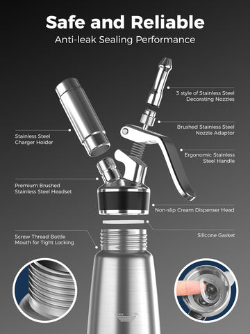 SimCoker 304 stainless steel body resists corrosion and is durable