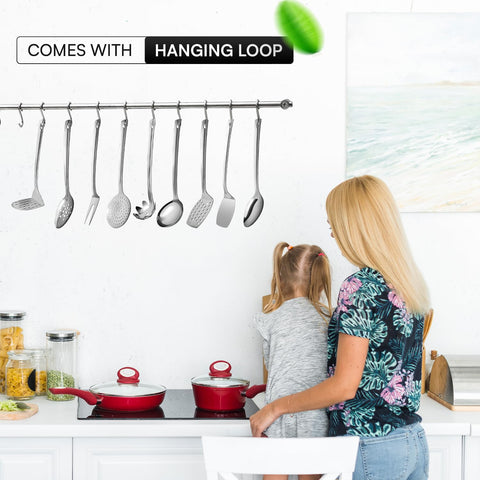 Simcs Handicrafts spaghetti spoon for stirring and serving pasta