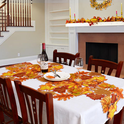Durable Simhomsen autumn runner with vibrant color and embroidery