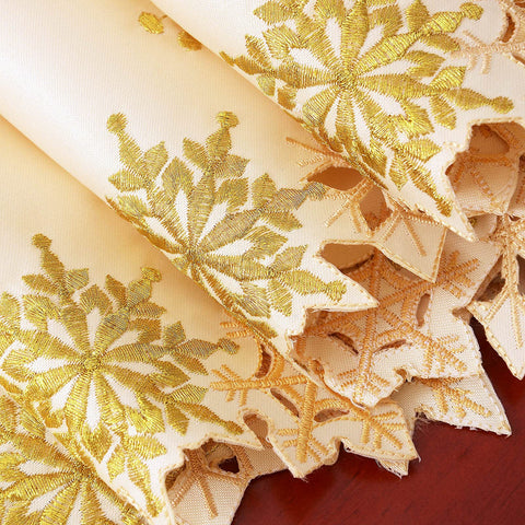 Simhomsen embroidery closeup shows tight stitching and luxury feel.
