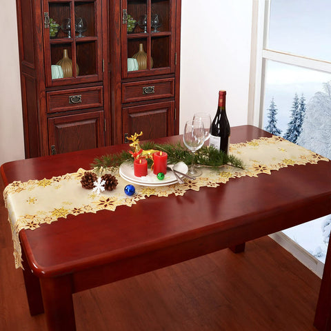 Simhomsen machine washable care for easy holiday cleanup.
